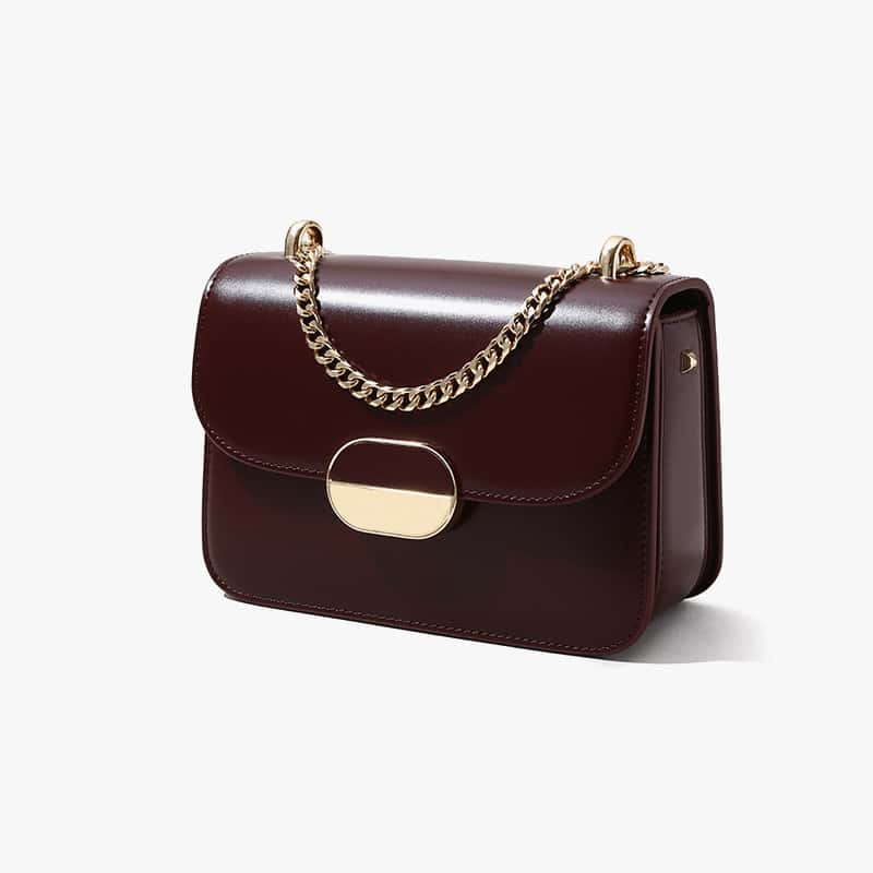 Hong Kong-inspired Women's Fashion Single-Shoulder Square Clutch Trendy Compact Handbag