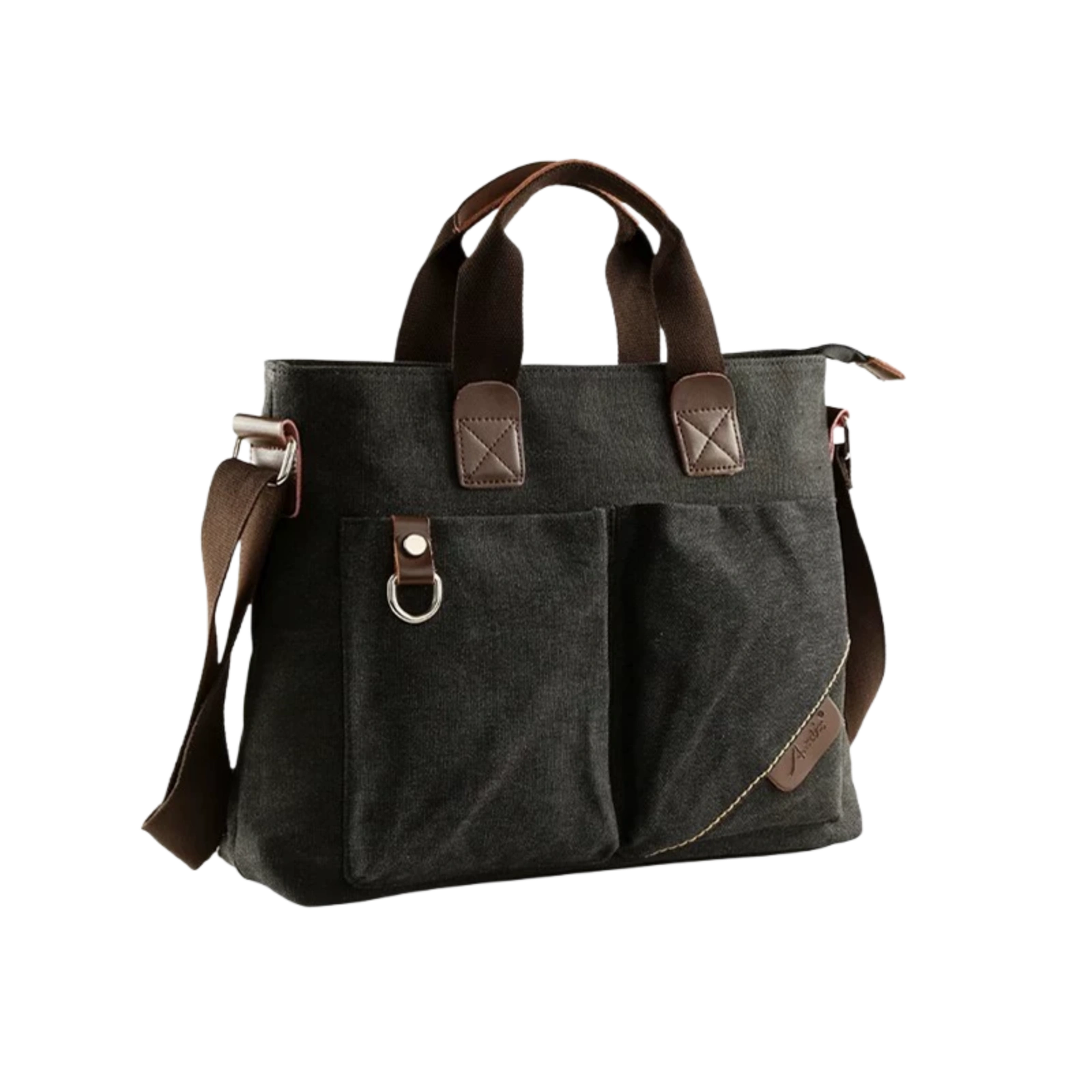 Business Canvas Bag - Tote Bag - Crossbody Bag - Multifunctional